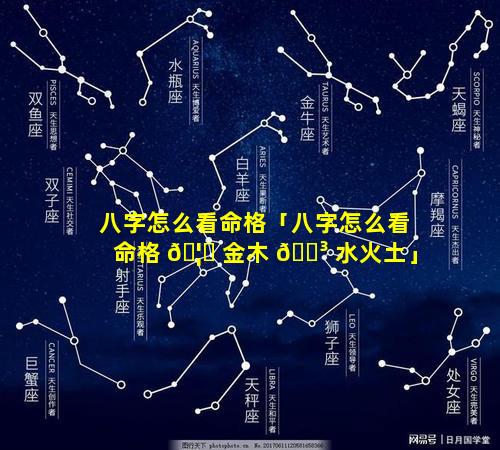 八字怎么看命格「八字怎么看命格 🦄 金木 🌳 水火土」